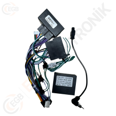 OTO TABLET ÇERÇEVE MERCEDES S 2006+ 9'' KAHVERENGİ TAC-128