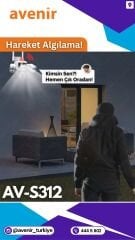 AVENİR AV-S312 12 MP 3 LENSLİ WİFİ IP PTZ KAMERASI