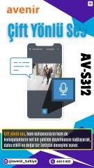 AVENİR AV-S312 12 MP 3 LENSLİ WİFİ IP PTZ KAMERASI
