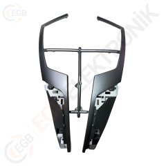 OTO TABLET ÇERÇEVE MITSUBISHI TRITON 2019+ 9'' SİYAH+GÜMÜŞ TAC-254
