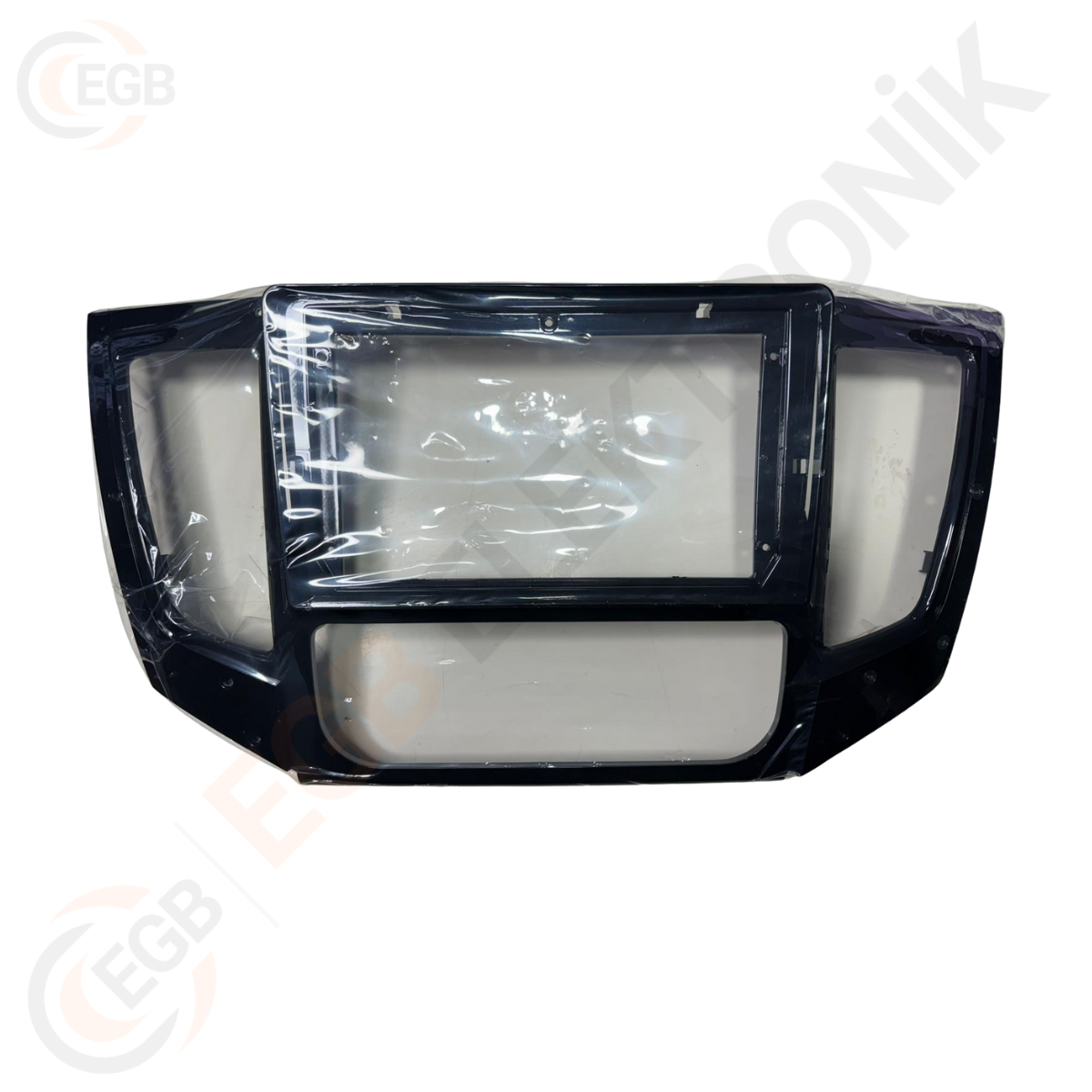 OTO TABLET ÇERÇEVE MITSUBISHI TRITON 2019+ 9'' SİYAH+GÜMÜŞ TAC-254