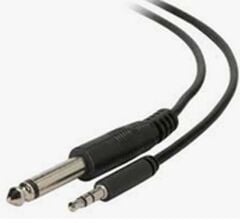 FULLY 6.3mm Mono 3.5mm Stereo 1.5mt Kablo G-523E (SKT-87)