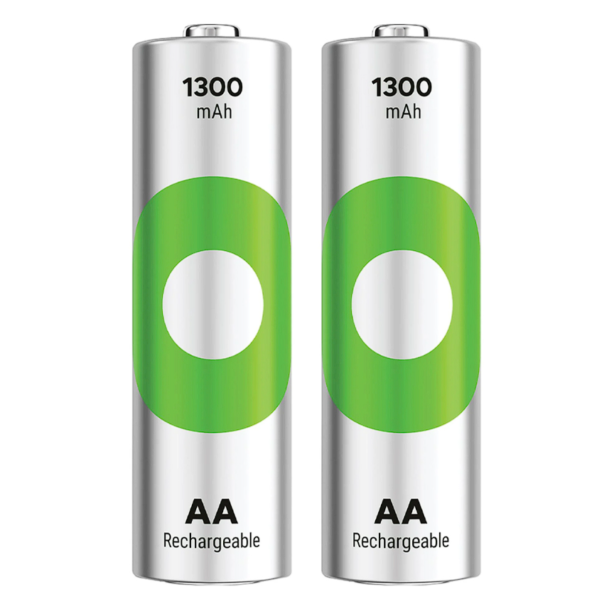 GP RECYKO 1300 MAH Nİ-MH 1.2 VOLT AA KALEM ŞARJLI PİL 2'Lİ PAKET
