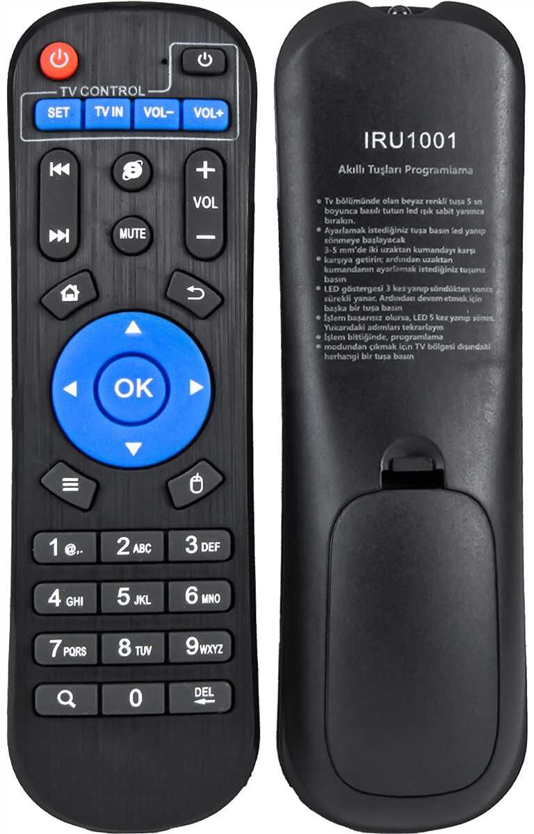 DREAMSTAR IRU1001 NEXT MYBOX 4K ANDROID TV BOX KUMANDASI (KMD-285)