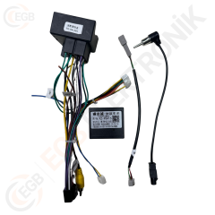 OTO TABLET ÇERÇEVE PEUGEOT 3008- 5008 A/C 2013+ 9'' SİYAH TAC-152