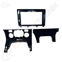 OTO TABLET ÇERÇEVE PEUGEOT 3008- 5008 A/C 2013+ 9'' SİYAH TAC-152