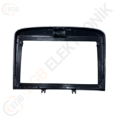 OTO TABLET ÇERÇEVE PEUGEOT 308 2008+ 9'' KOYU GÜMÜŞ TAC-156