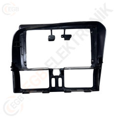 OTO TABLET ÇERÇEVE VOLVO XC 60 2013-2017 9'' PARLAK GÜMÜŞ TAC-192
