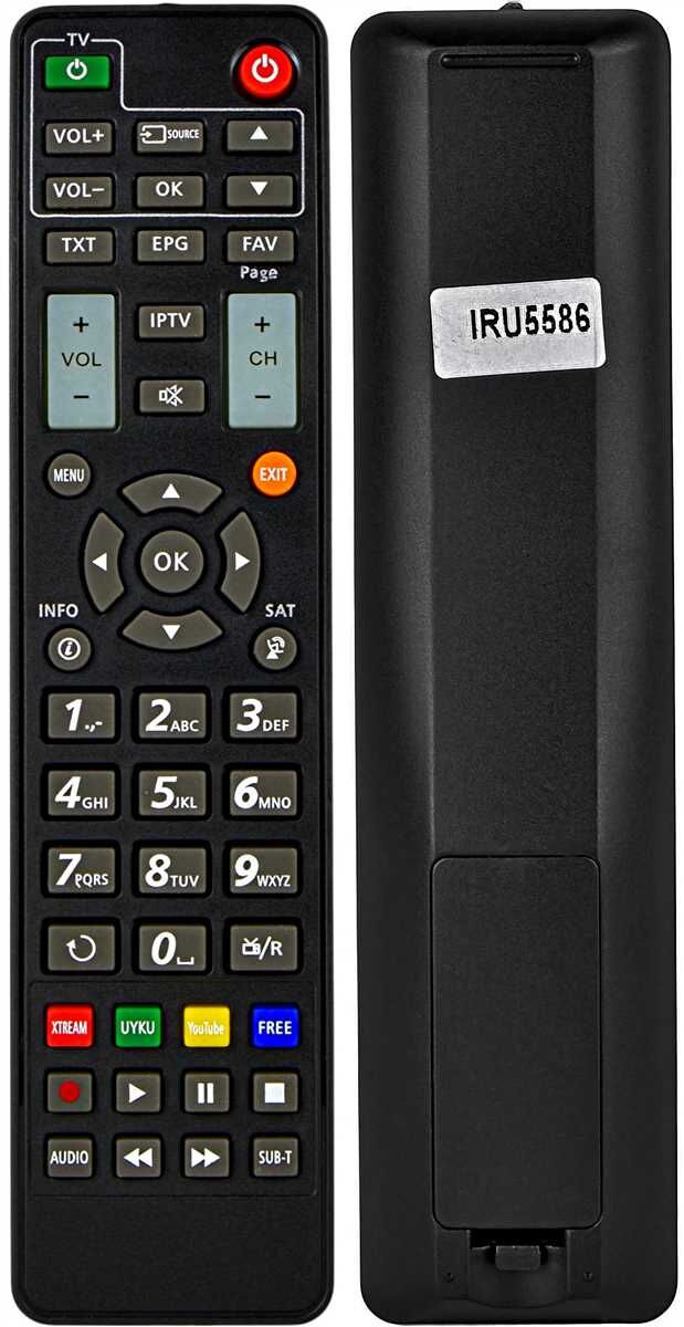 SUNPLUS ASTRA-SPACE IRU5586 IPTV TUŞLU UYDU KUMANDASI (KMD-267)