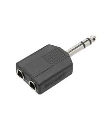 Çevirici Jack 6.3mm Stereo Erkek 6.3mm 2 Dişi (ÇK-32-33)