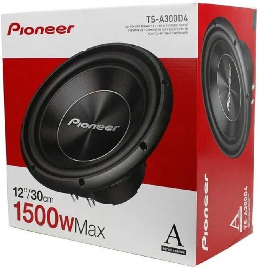 Pioneer TS-A300D4 1500 Watt 30 Cm Subwoofer