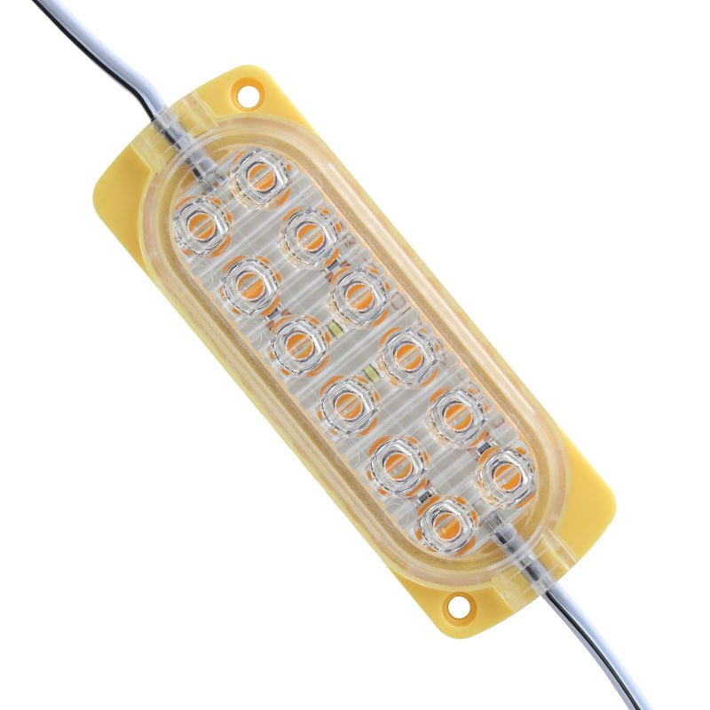TEK RENK SARI MODUL LED 2835 24 VOLT 2.4 WATT POWERMASTER