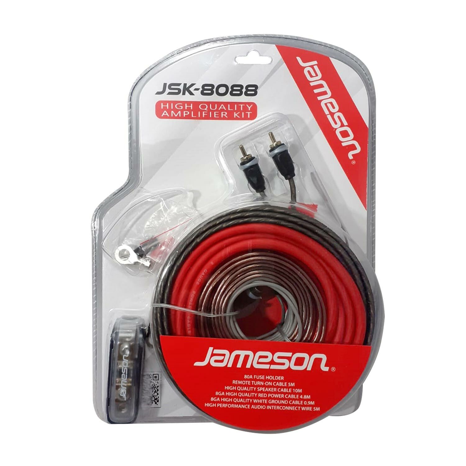 JAMESON JSK-8088 Oto Anfi Kablo Seti 8GA Vakumlu