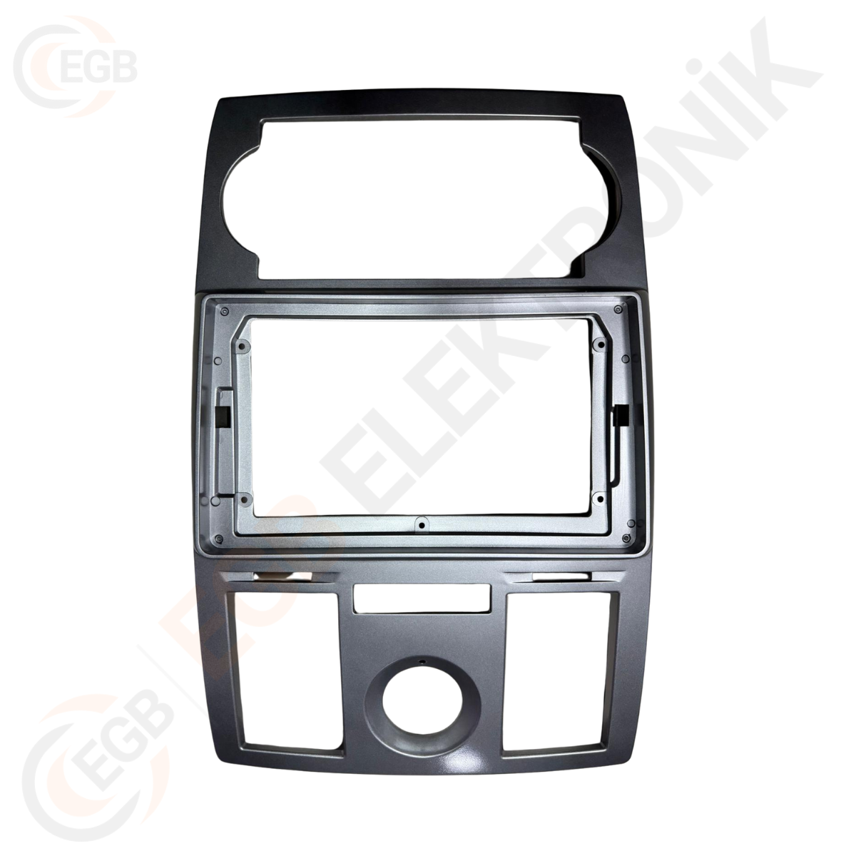 OTO TABLET ÇERÇEVE CHRYSLER C300 2005-2007 9'' GÜMÜŞ TAC-018