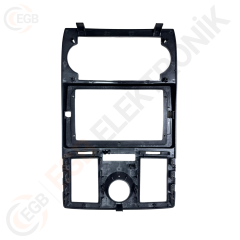 OTO TABLET ÇERÇEVE CHRYSLER C300 2005-2007 9'' GÜMÜŞ TAC-018