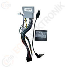 OTO TABLET ÇERÇEVE CHRYSLER C300 2005-2007 9'' GÜMÜŞ TAC-018