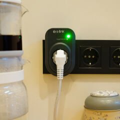 S-link SL-06 16A 3500W 450 Joule Akım Korumalı Tekli Priz (D-52)