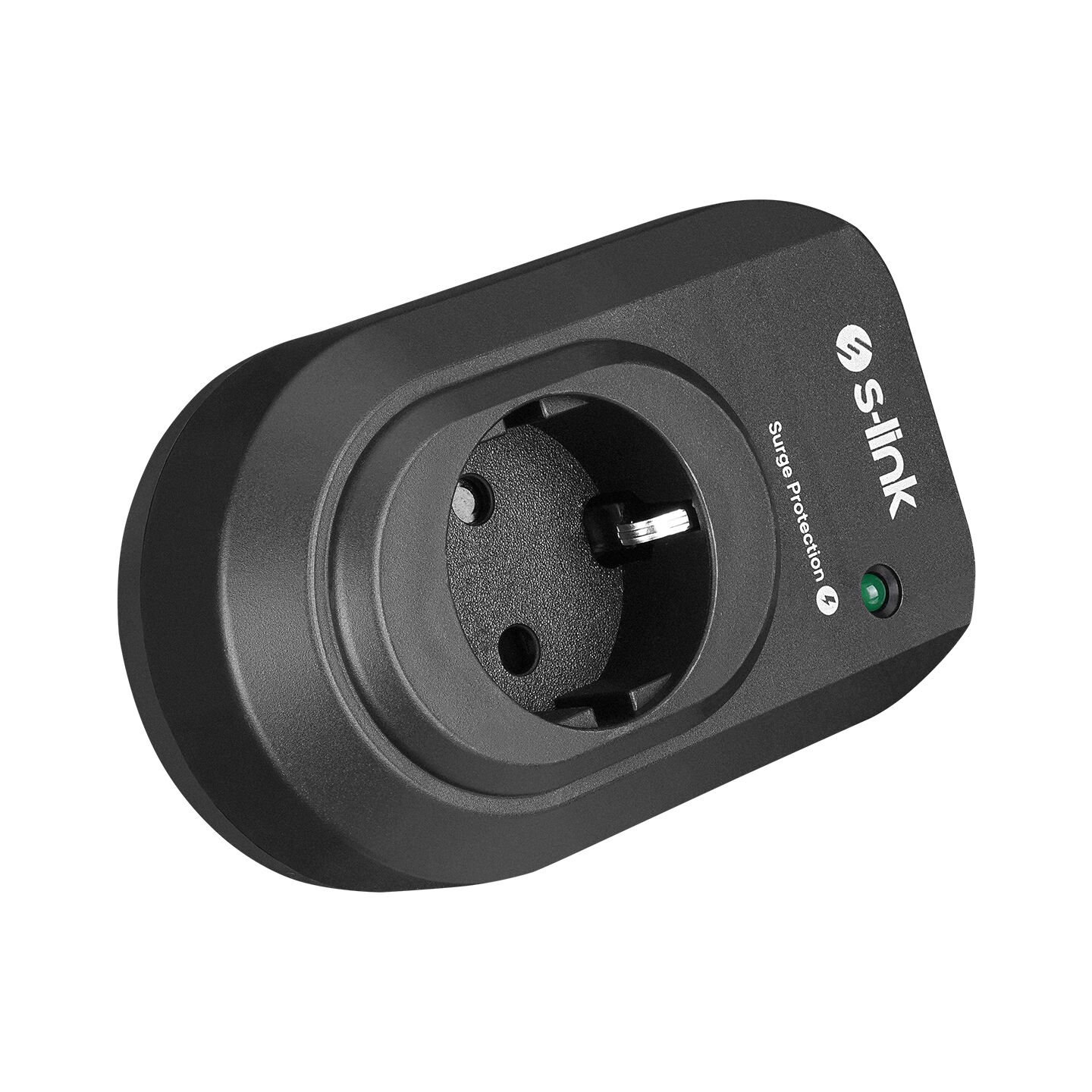 S-link SL-06 16A 3500W 450 Joule Akım Korumalı Tekli Priz (D-52)