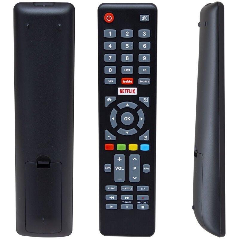 LCD-LED TV KUMANDA (7601-32Y022-0044BEH1-YDX07601RA0-19A1100073) WEKO KL BOTECH NETFLIX-YOUTUBE TUŞLU