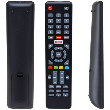 LCD-LED TV KUMANDA (7601-32Y022-0044BEH1-YDX07601RA0-19A1100073) WEKO KL BOTECH NETFLIX-YOUTUBE TUŞLU