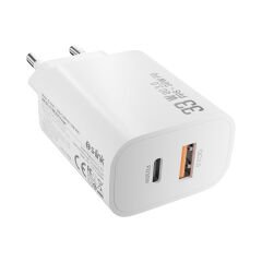 S-link SL-EC67 Type USB-C 30W PD / 33W PPS USB QC 3.0 18W Hızlı Ev Şarj Adaptörü (F-60)