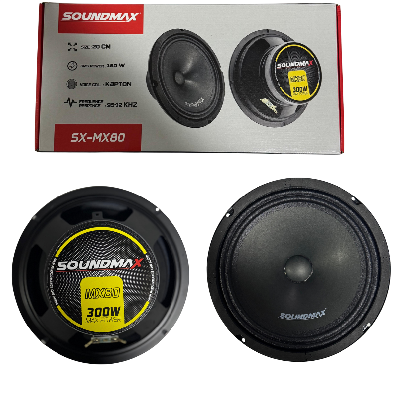 SOUNDMAX SX-MX80 20CM 300W 150RMS MİDRANGE