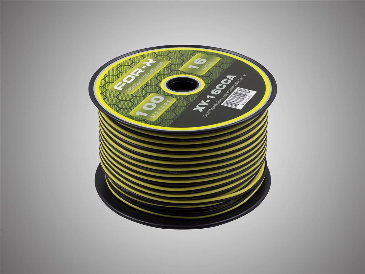 For-X XY-16CCA-100METRE-1.5 MM-KALIN- KALİTELİ HOPARLÖR KABLOSU