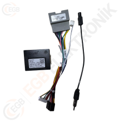 OTO TABLET ÇERÇEVE JEEP GRAND CHEROKEE 2004-2005 9' SİYAH TAC-310