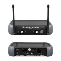MAGICVOICE PG-42X VHF 2 EL KABLOSUZ TELSİZ MİKROFON (VOLUME KONTROLLÜ)