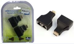 Fully Cat6 Hdmi ÇEVİRİCİ 2'Lİ H-608EF (AVD-261)