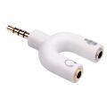 PM-4318 3.5 MM STEREO ERKEK KULAKLIK + HOPARLOR DİSİ COKLAYICI JACK POWERMASTER