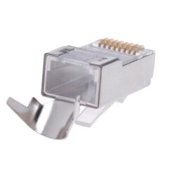Powermaster PM-3734 RJ45 CAT7 Konnektör Jack Soket (Tekli)