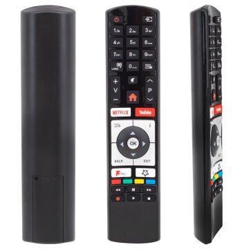 TV KUMANDA 30100830 YAZISIZ WEKO VESTEL RC4319 H0362B NETFLIX-YOUTUBE TUŞLU