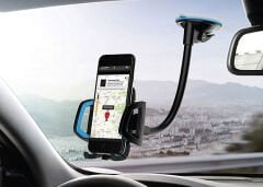 HYTECH HY-XH20 Vantuz + Braketi 360 Derece Siyah-Gri Telefon Tutucu