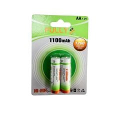 Fully C-1008AC 1.2V AA Şarjli 1100Ma 2'Li Blister Paket Kalem Pil