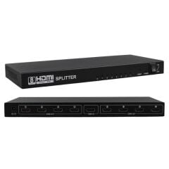 PowerMaster PM-14218 1 Giriş 8 Çıkış Port 1080P FHD HDMI Dağıtıcı Splitter (8'li Çoklayıcı)