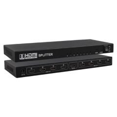 PowerMaster PM-14218 1 Giriş 8 Çıkış Port 1080P FHD HDMI Dağıtıcı Splitter (8'li Çoklayıcı)