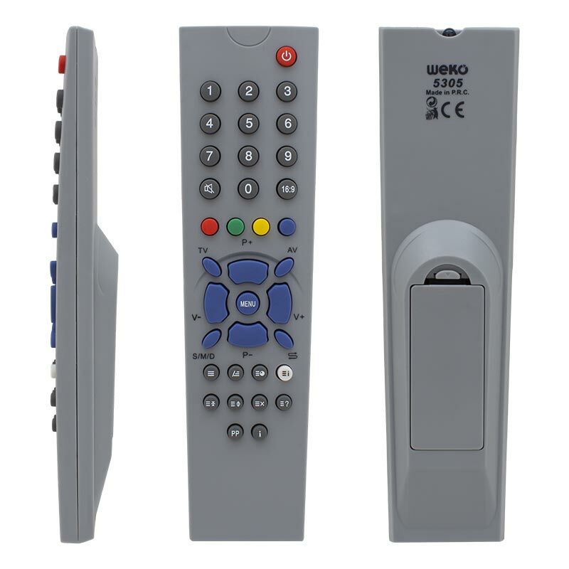 WEKO KT TELEFUNKEN SIEMENS PT90 KÜÇÜK KELEBEK TV KUMANDA (5305=5306)