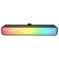 Mikado MD-SBT31 Siyah 5W*2 1200mAh BT,RGB,TF Card,Type-C ,USB Soundbar Speaker
