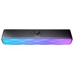 Mikado MD-SBT31 Siyah 5W*2 1200mAh BT,RGB,TF Card,Type-C ,USB Soundbar Speaker