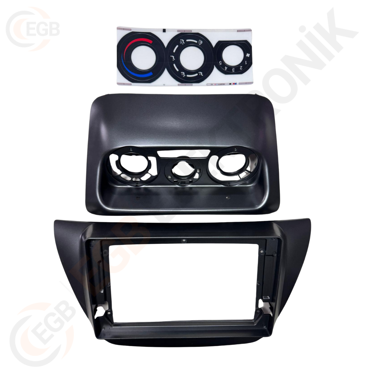 OTO TABLET ÇERÇEVE MITSUBISHI L-200 2006+ 9'' FÜME TAC-131