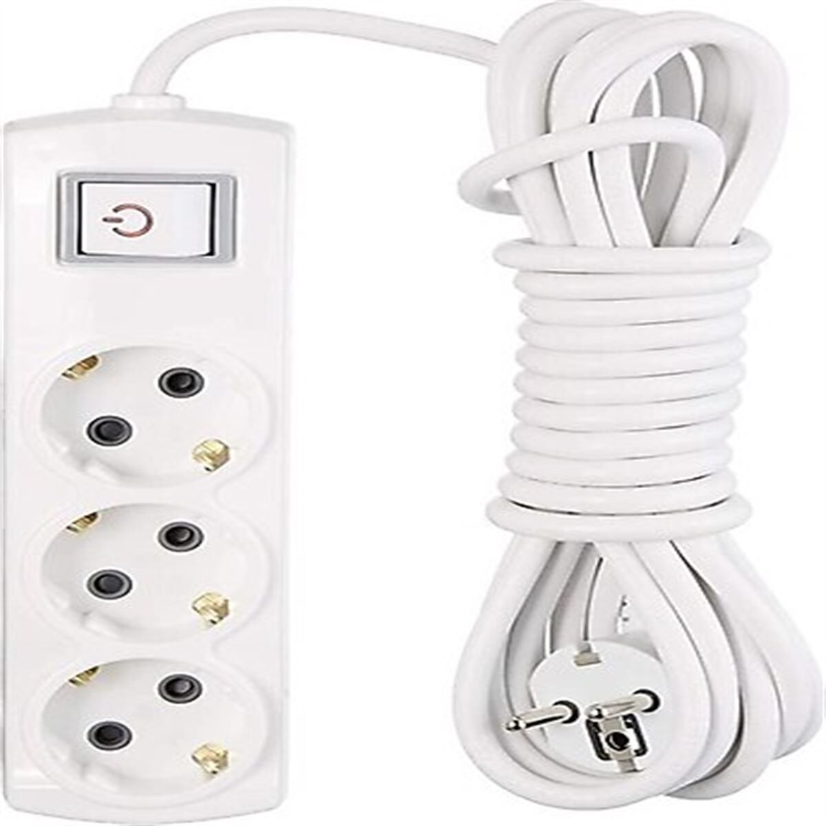 Eko Grup 3'lü Priz 3mt Anahtarlı S-958FF