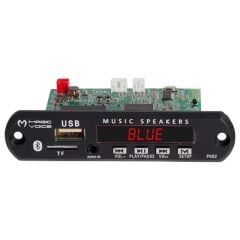 Magicvoice MP5 USB-SD-MMC-Bluetooth 12V-500mA Kumandalı Çevirici Dijital Video Player Board