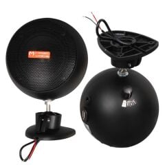 MagicVoice MV-13 7.5 CM 20 Watt Komütatörlü Hat Trafolu Siyah Sütun Sarkık Hoparlör (2'li Takım)
