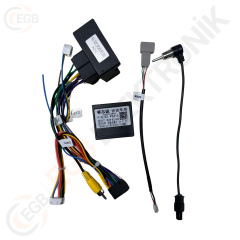 OTO TABLET ÇERÇEVE PEUGEOT 208/2008 2015+ 10,1'' SİYAH TAC-160