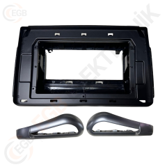 OTO TABLET ÇERÇEVE PEUGEOT 208/2008 2015+ 10,1'' SİYAH TAC-160