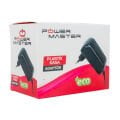 POWERMASTER PM-620 18 VOLT - 1 AMPER 3.5*1.35 UÇLU PLASTİK KASA PRİZ TİPİ ADAPTÖR