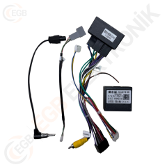 OTO TABLET ÇERÇEVE PEUGEOT 3008-5008 M/C 2013+ 9'' SİYAH TAC-151