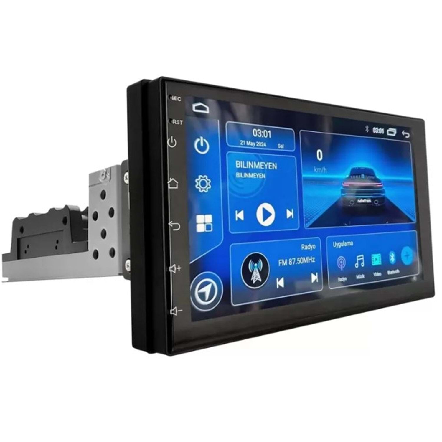 Newfron NF-H73U 7'' Android 13+ 4 Çekirdek+4 GB Ram+32 GB DSP Full Dokunmatik + Single Din Oto Teyp