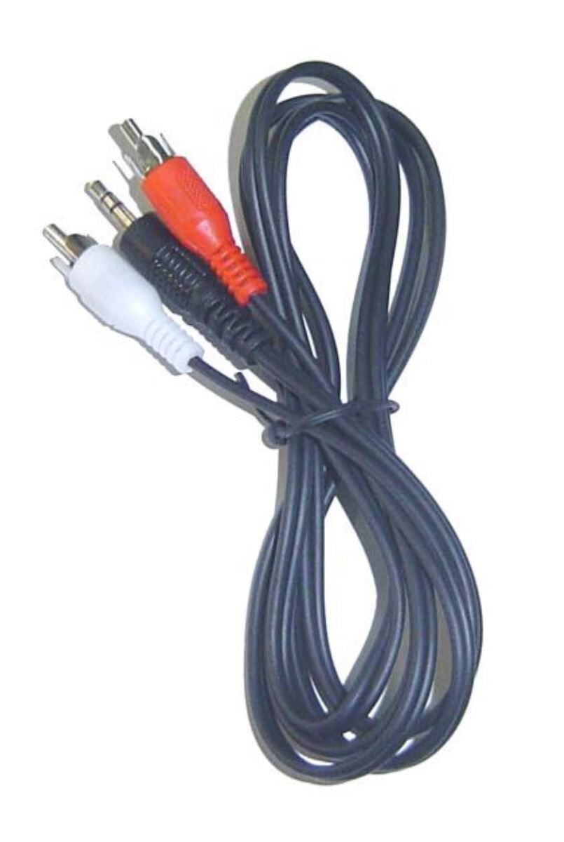 2 RCA 3.5mm Kablo 1.5 Metre G-530A (SKT-84)